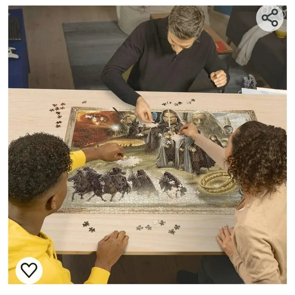 Ravensburger Lord of the Rings Puzzle - Blue, Gold, Black
